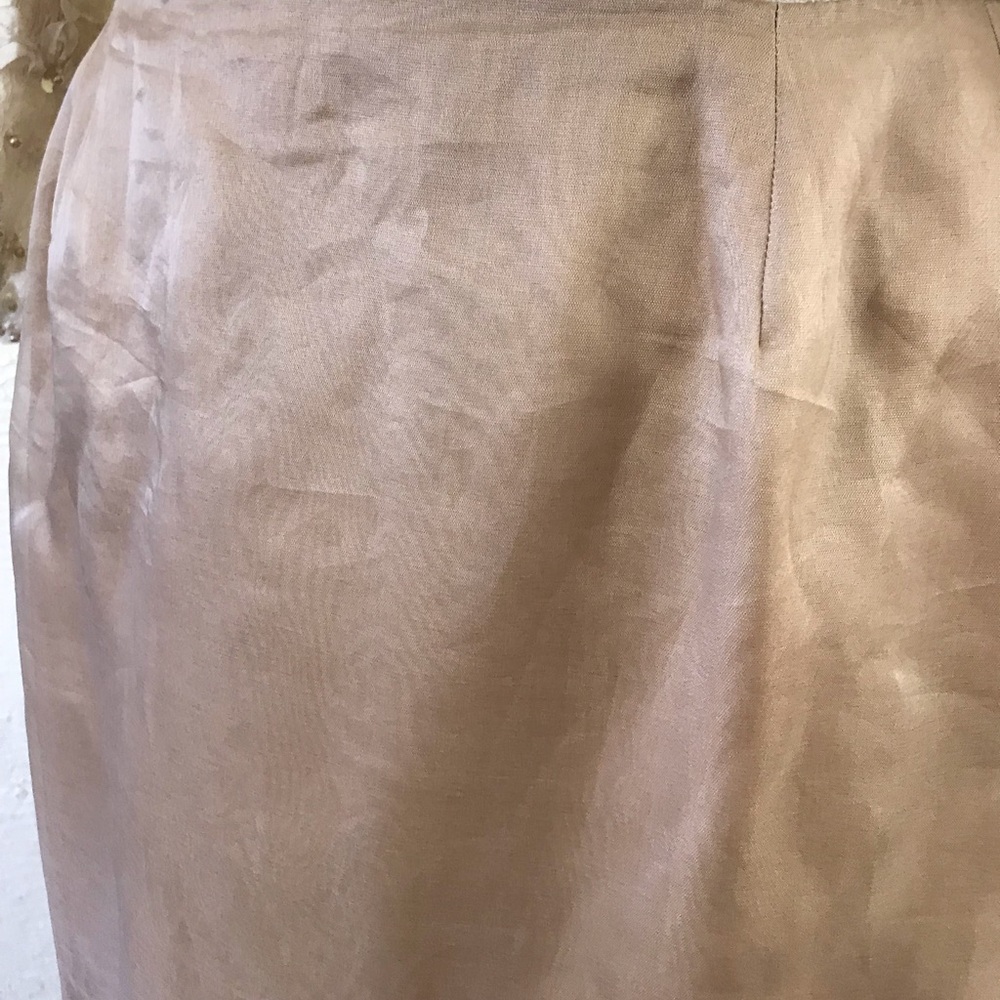 SOLD Vintage 60s Hall Ludlow Gown Sequins Lace Organza Cream Beige Wedding Dress - Picture 16 of 16
